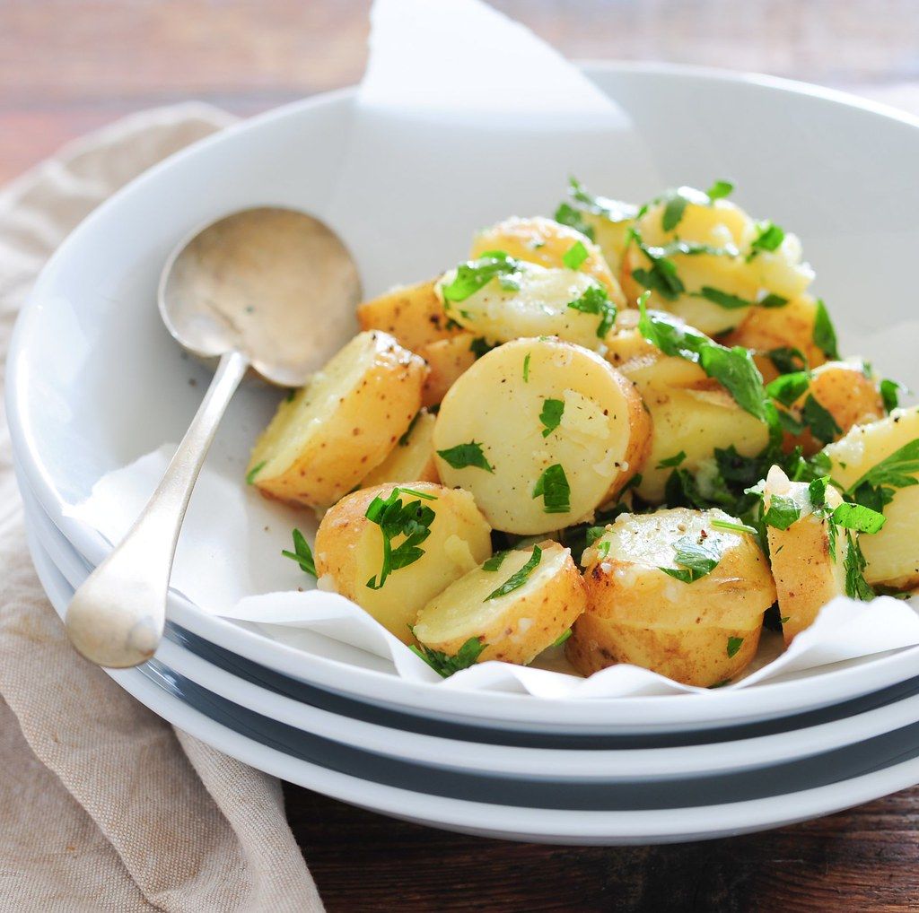 Savory Fingerling Potato Salad with Pancetta