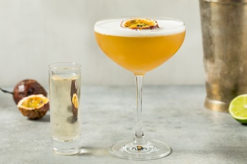 Tropical Delight in a Bite: Porn Star Martini Inspired Popsicles