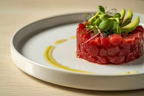 Exquisite Trout Tartare with Yuzu Tobiko and Puffed Rice Recipe Revealed