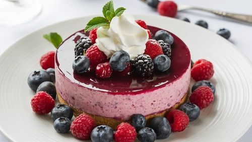 Decadent Berry-Topped Cake: A Step-by-Step Recipe